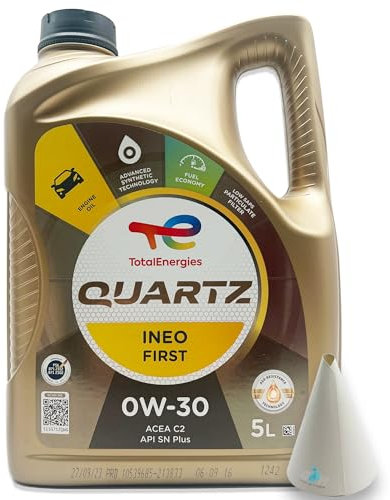 5 L Total Quartz Ineo First 0W-30 | passend für | PSA B71 2312 | PSA B71 2302 | 5 Liter | Motoröl | Motorenöl | mit Trichter | weitere Empfehlungen siehe Artikelbeschreibung
