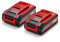 Original Einhell 3 Ah Power X-Change Plus Akku (18 V, Li-Ion, universell verwendbar für alle PXC-Geräte, Ladestandskontrolle, Twin-Pack, inkl. 2X 3 Ah Akkus, ohne Ladegerät)