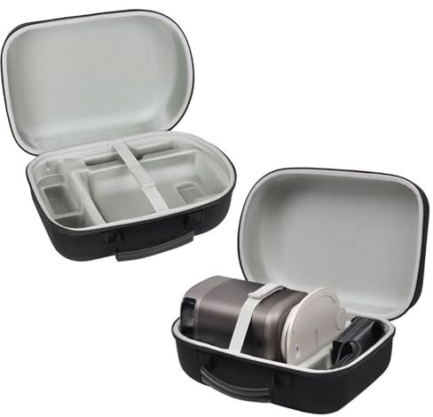 rokeblau Funda rígida de Almacenamiento para XGIMI MOGO 2 Pro proyector, EVA a Prueba de Golpes, Impermeable, fácil de Transportar con cinturón de Malla portátil, Gran Capacidad para