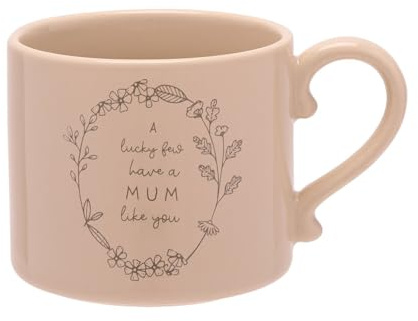Widdop Moments Stoneware Ceramic Mug - Mum Like You Mug - White Colour - Coffee Tea Hot Drinks - Approx 350ml - Gift for Mum Birthday Mother's Day