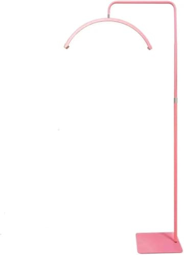WLLWMYLY Lampada mezza luna estetica, Lampada extension ciglia, Con supporto per cellulare, adatto per la bellezza, Adatto per bellezza, sopracciglia, tatuaggi (Rosa, 36 Watt)