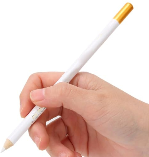 Beard Pencil Filler Liner Styling Tool for Neater Beard Shape (White)
