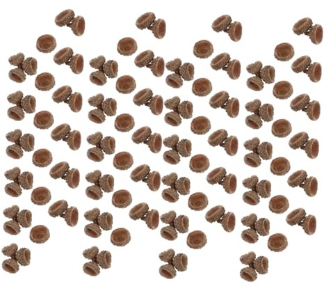 Tapas y Rústicas de Bellota para Manualidades 200 Piezas Decoración | Relleno de Jarrón, Color Café, Navidad y Acción de Gracias, Uso en Proyectos DIY y Otoño