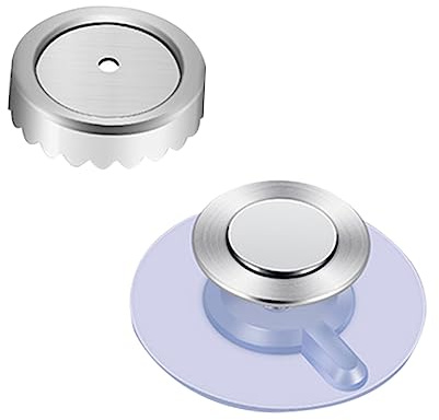 Holibanna Magnetischer Seifenhalter Silber aus Edelstahl und Pp Nagelfrei Elegant und Verhindert Feuchte Seifenstücke Moderne Wandhalterung für Badezimmer und Küche