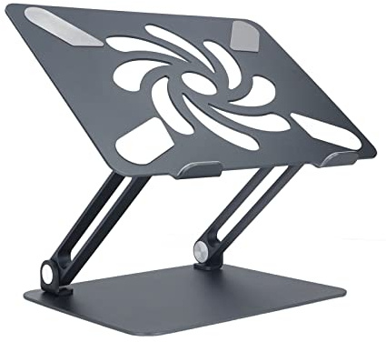 NUMNBE Soporte para portátil Aluminio Ajustable Base 3qh 17.3 Elevador Ordenador de Mesa - Mejora la ventilación ergonómica, Ideal para Laptop Notebook y PC portátil