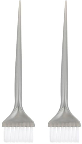 TOPPERFUN 2 pezzi Spazzole per Tintura Capelli in Resistente Pennelli per Colore e Decolorazione Leggere e Riutilizzabili per Uso Domestico e Saloni Facilitano Applicazione Uniforme e