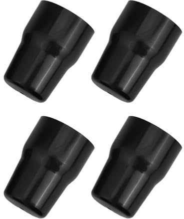 Tidevib Heizkörper-Ventilkappe für einfachen Push-Fit Ersatz, 4–10 Stück, schwarze ABS-Kunststoffabdeckung für Schutz und Sicherheit