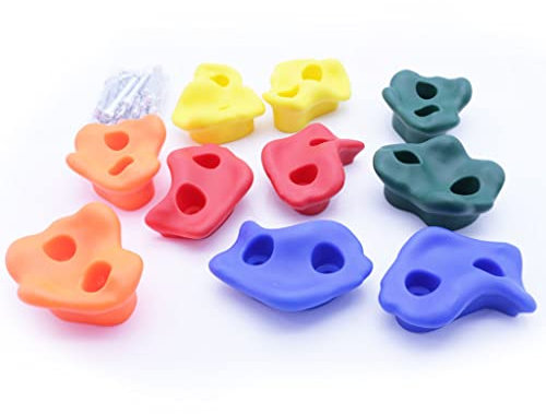 Klettergriffe Klettersteine 10 Stk. bis 150kg Befestigungsmaterial 18533