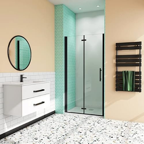 Acezanble Duschtür Nischentür 90cm Duschabtrennung 6mm Glas Dusche H195cm