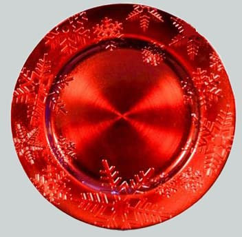 SOTTOPIATTO NATALIZIO 33CM COLORE ROSSO