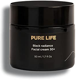 AOKlabs Pure Life - Black Radiance Crema Facial Día SPF 30 | HIDRATANTE, ANTIEDAD Y ANTIMANCHAS | Con Karité, Moringa, Baobab y Agua de Naranja | PROTEGE, ILUMINA Y REAFIRMA | Apto Pieles Sensibles