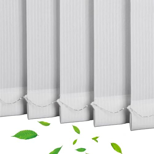 Vertikaljalousie Für Fenster,60% Verdunkelung Vertikale Jalousien 60cm 70cm 80cm 90cm 100cm 110cm 120cm,Vertikale Lamellen Jalousien Für Innen,Sichtschutz Lamellenvorhang,W×H-60x80cm/23.5x31.5in