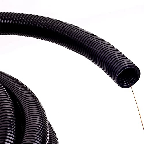 Wellrohr Kabelrohr Leerrohr unterputz Kabelschutzrohre Elektrorohr 750N mit Einzugshilfe 16-32mm M16 M20 M25 M32 Leerrohre für Elektroleitung (M32-25m)