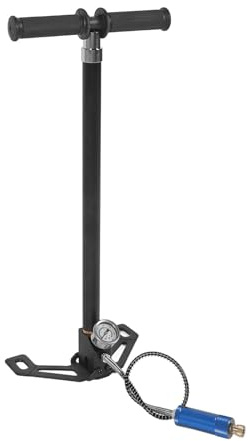 Gugxiom Tauchflaschen-Luftpumpe, 30 MPA 3000 Psi Edelstahl-Tauch-Sauerstoffflaschen-Luftpumpe mit Filter Zum Pumpen von Sauerstoffflaschen