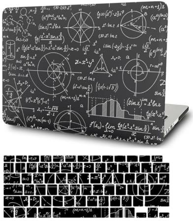 FFBOFFC Hülle Kompatibel mit MacBook Pro 13 Zoll 2012 2011 2010 2009 2008 Alte Version Modell A1278 mit CD-ROM, Plastik Hartschale Schutzhülle Case & Tastaturabdeckung, Mathematik