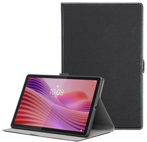 Derwere für Lenovo Tab 10.1 2025 Hülle Ultraschlanke Silikon Stoßfeste Hülle für Lenovo Tab 10.1 Zoll TB311FU,Schwarz