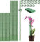 Pack 20 Tutores de Acero Plastificado para Plantas Alto 40cm Ø 11 mm | Varillas Crecimiento Plantas | Soporte Cultivos Apto Interior y Exterior