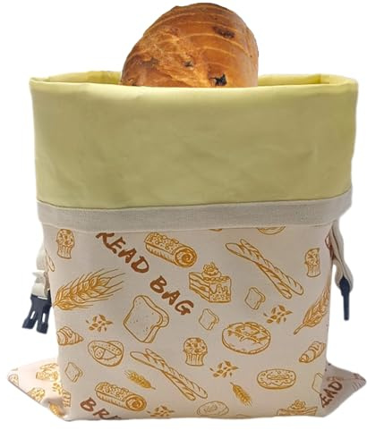 Sacs de Conservation pour Pain - Sac De Conservation Alimentaire 30 x 39 cm | Maintenez La Fraîcheur Plusieurs Jours, Sac En Cire D’Abeille Réutilisable, Contenant Pour Pain De Mie