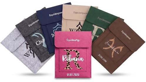 Equimour Equidenpasshülle personalisiert – mit Buchstabe & Namen