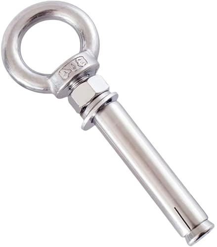Boulon à œil de levage M14 en acier inoxydable 304, 1 pièce, 150 mm-300 mm, ancrage à expansion robuste for la construction(M14x150mm)