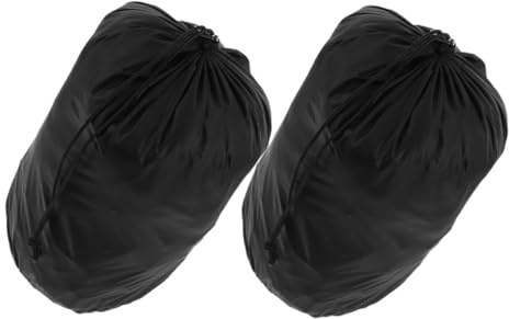 BESPORTBLE Bolsa De Almacenamiento De Nailon Cordón Para Ropa De Viaje, Compresión Grande, 2 Unidades, Negra, Adecuado Para Chaquetas De Plumas y Abrigos, Ahorro De Espacio Para Maletas y Organización