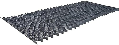 Caillebotis en plastique Grille de sol for pavés de résistance à la traction, grille géo, allées perméables, terrassement, cours, grilles géocellulaires, grille d'allée en plastique Caillebotis stabil