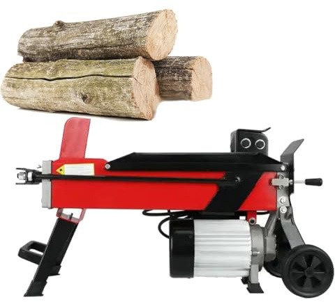 YCNLYSSR Fendeuse de bûches électrique, fendeuse hydraulique pour Petits et Moyens poêles à Bois avec pédale et tête transversale