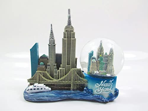 New York Schneekugel State Brooklyn Bridge Snowglobe Souvenir