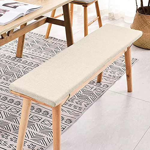 Halkfri tvättbar bänkkudde med slipsar avtagbar sittdyna för 2/3/4-sits kökssoffa och trädgårdsdragkedja 220 x 40 x 3 cm för komfort och stil