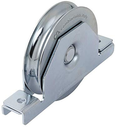Metalideal Roulette Portail Coulissant Ø 120mm Acier Zingué MIC430120