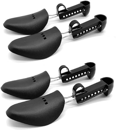 ARROMI 2 paia di tendicascarpe da donna, tendicascarpe da donna, leggero e facile da indossare, allungamento e largo, estensore per stivali, Nero , m