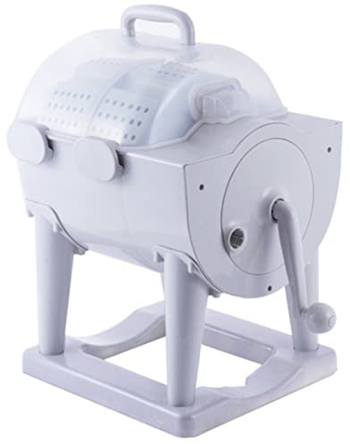 Hand Rock Drum Waschmaschine - Tragbarer manueller Wäschespinner, einfach zu bedienende Kurbelwaschmaschine, kein Strom erforderlich