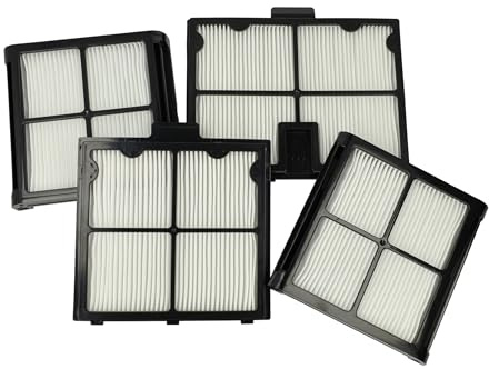 vhbw 4X Filtres HEPA 13 Compatible avec Dolphin Zenit Z Fun aspirateur | nettoyeur piscine - Coussin filtrant