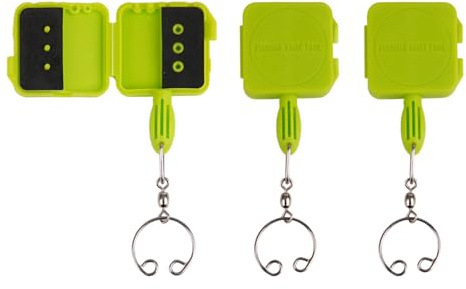 TQUXNGA Assistant de nœud multi-ligne avec étui et protection barbelée pour la pêche sans blessure sur les bateaux de voyage pêche hameçon attacher