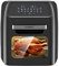 LLIVEKIT 12L Large Air Fryer Oven, 1800W Family Size Digital Air Fryer with Rotisserie, Dehydrator, 12 Presets, 90 Minutes Timer, Preheat & Reheat Oil Less for Fry Roast Bake Grill (21 Recipes)