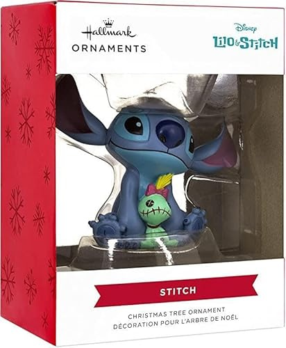 Hallmark Disney Lilo & Stitch Stitch mit Scrump Weihnachtsschmuck