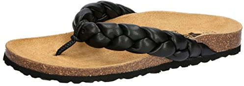 Lico Bioline Trenza damtofflor, svart, 38 EU, svart, 38 EU