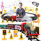 FORMIZON Elektrische Zug Spielzeug, Eisenbahn Kinder Elektrisch, Fernbedienung Dampfzug Spielzeug mit Dampf, Geräuschen und Licht, Christmas Tree Train Geschenk für Kinder