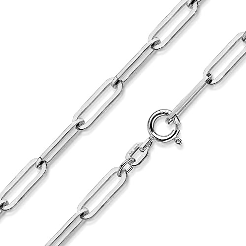 Weite Ankerkette Damen Kette 925 Sterling Silber 3mm K23 | Halskette Chain Design inkl. Schmuck Box Made in Germany von MATERIA by Matthias Wagner