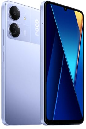 XIAOMI Poco C65 Smartphone 6,74 Zoll AMOLED DotDisplay, 256GB, 8GB RAM, Purple