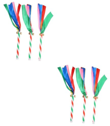 BESTonZON 6stücke Cheerleading Handheld Requisiten Für Mädchen Und Erwachsene Farbige Und Sport-accessoires Für Schulwettbewerbe Partys Und Veranstaltungen