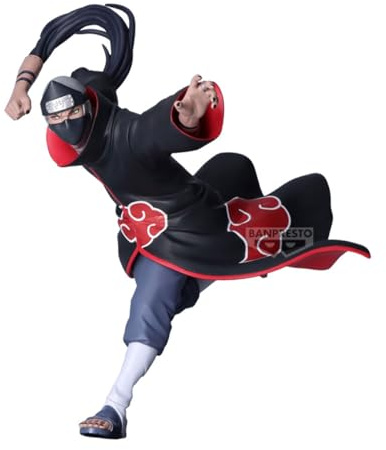 Banpresto Kakuzu Naruto Shippuden Actionfigur, Vibration Stars, 15 cm, BP29345P, Mehrfarbig, Sammlerstatue, optimal für Anime-Fans und Sammler.