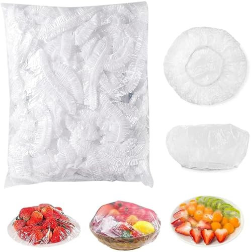 JEYORZY 100 Pcs Sacs De Conservation Frais, Film Alimentaire Reutilisable,Ecobag Couvre Plat,Sac de Conservation Alimentaire,Couvre plat elastique pour Conservation Fruits et Légumes pour Garder Frais