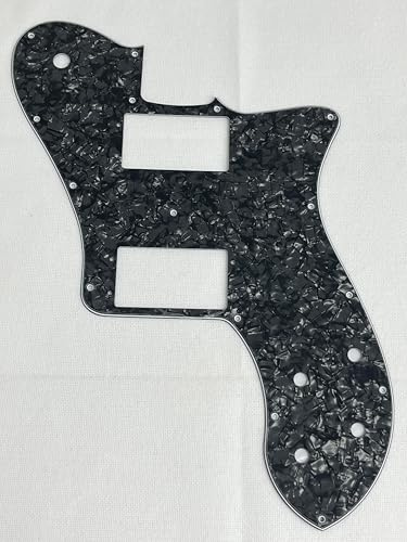 For Fit US 72 Telecaster Deluxe Re-Issue Style Guitar Pickguard (4-lagig Black Pearl)