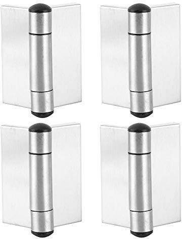 Baxnore Cerniera a molla in acciaio inossidabile Cerniera per armadio con chiusura automatica 4 pezzi Hardware per montaggio a incasso con chiusura automatica per porta dell'armadi