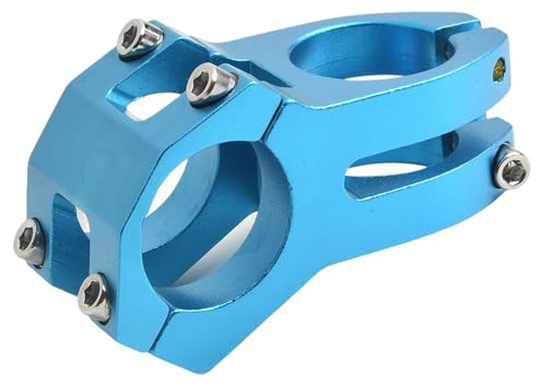 QOXEZY Mountainbike Lenkervorbau, 31,8 mm x 45 mm, 8 Grad Erhöhung, für 28,6 mm Gabel, Aluminiumlegierung, Schwarz