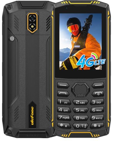 Ulefone Armor Mini 5 Mini Móvil Irrompible, 2.8 Pulgadas, 4G Doble SIM Móvil Indestructible, Whatsapp, Batería de Larga Duración, Ligero, 3 Ranuras, Jack 3.5mm, FM, Teléfonos sustitutos