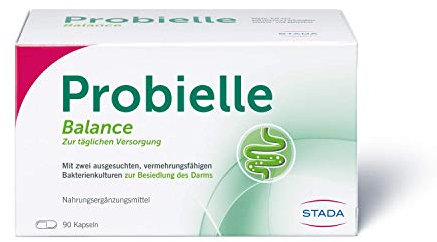 Probielle Balance Kapseln - Kapseln zur Unterstützung der Darmflora – zur Besiedlung des Darms - 1 x 90 Kapseln