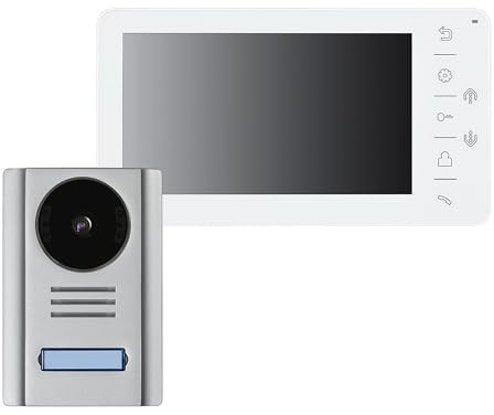 Videointercom med 7-tums skärm, 4 trådar