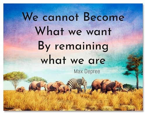wandmotiv24 Leinwandbild Motivation, Querformat, we Want, Elefant M0050
